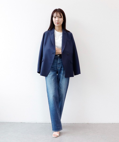 Sirin(シリン)の「≪Premium≫ super100’sウールブレンドシェイプジャケット【2サイズ展開】(テーラードジャケット・レディース・グレー/ネイビー・SMALL/X-SMALL)」の18枚目の写真