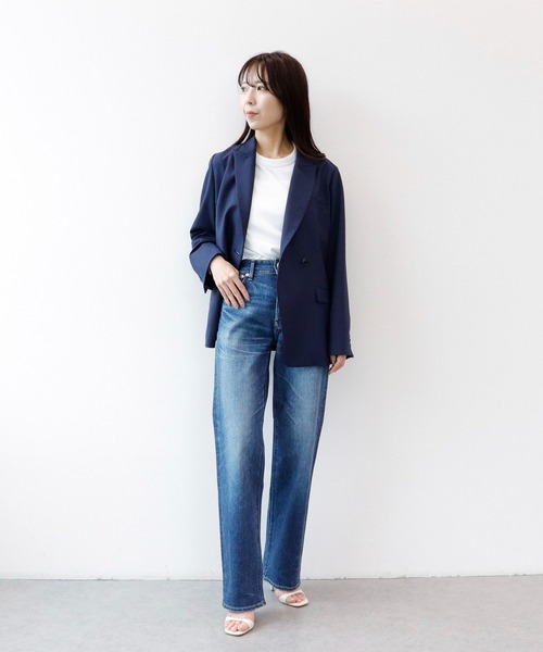 Sirin(シリン)の「≪Premium≫ super100’sウールブレンドシェイプジャケット【2サイズ展開】(テーラードジャケット・レディース・グレー/ネイビー・SMALL/X-SMALL)」の17枚目の写真