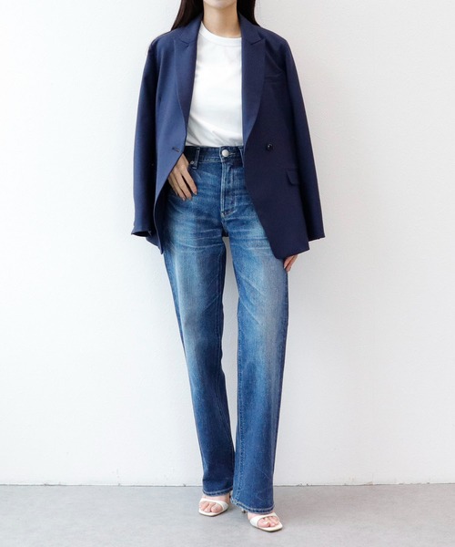 Sirin(シリン)の「≪Premium≫ super100’sウールブレンドシェイプジャケット【2サイズ展開】(テーラードジャケット・レディース・グレー/ネイビー・SMALL/X-SMALL)」の15枚目の写真