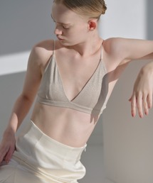 UNDERSON UNDERSON | ラメトライアングルブラ(ブラジャー)