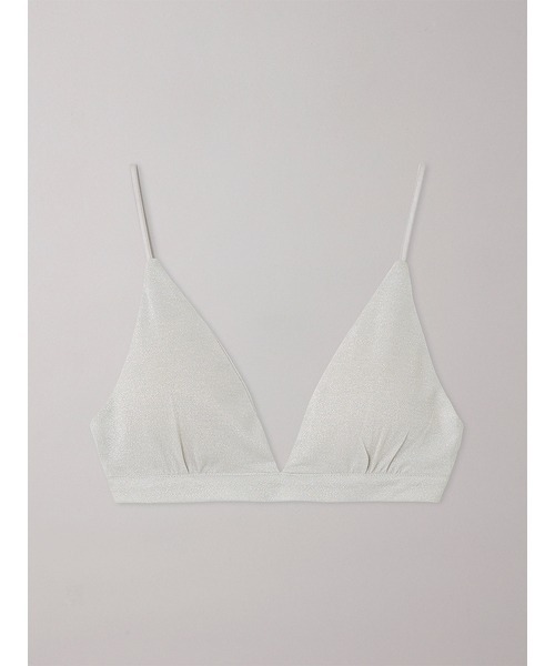 UNDERSON UNDERSON(アンダーソン アンダーソン)の「ラメトライアングルブラ(ブラジャー・レディース・ブラック/ゴールド/シルバー・1/0/2)」の11枚目の写真