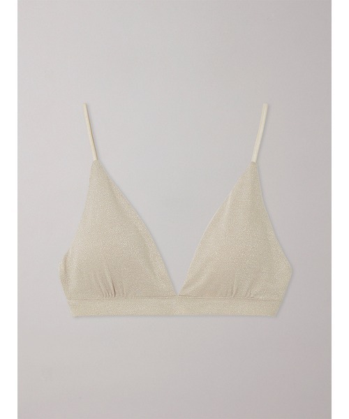 UNDERSON UNDERSON(アンダーソン アンダーソン)の「ラメトライアングルブラ(ブラジャー・レディース・ブラック/ゴールド/シルバー・1/0/2)」の12枚目の写真