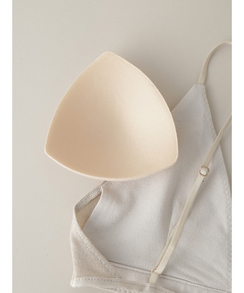 UNDERSON UNDERSON(アンダーソン アンダーソン)の「ラメトライアングルブラ(ブラジャー・レディース・ブラック/ゴールド/シルバー・1/0/2)」の10枚目の写真