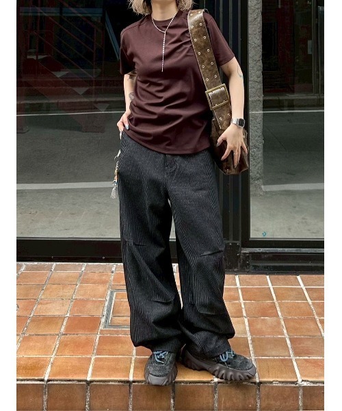 Chikashitsu +（チカシツプラス）の「【Chikashitsu +】antique coating buckle shoulder bag / 【チカシツプラス】アンティークコーティングバックルショルダーバッグ（ショルダーバッグ・メンズ・ブラウン・ONE SIZE）」の13枚目の写真