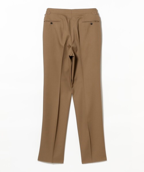 BEAMS F（ビームスエフ）の「【別注】EMINENTO by H .Osaku / ウール カルゼ 2プリーツ サイドアジャスター ワイドスラックス（その他パンツ・メンズ・ブラック/カーキ・42/44/46/48/50/52）」の15枚目の写真