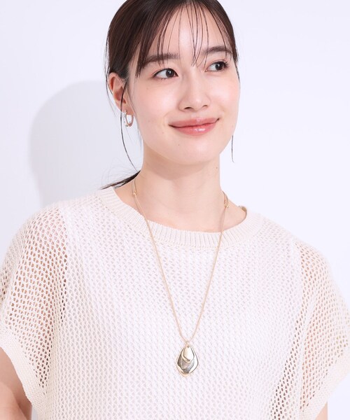 SHOO・LA・RUE(シューラルー)の「メタルトップコードネックレス(ネックレス・レディース・シルバー/ゴールド・00)」の8枚目の写真