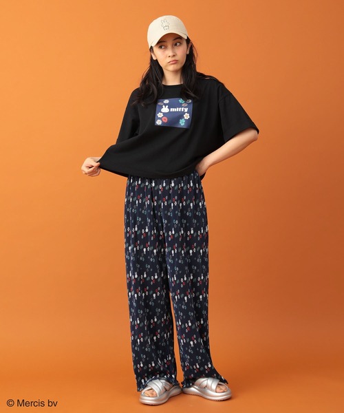 Miffy( ミッフィー)の「miffy/ナイロン刺繍キャップ(キャップ・レディース・カーキ/ベージュ・FREE)」の3枚目の写真