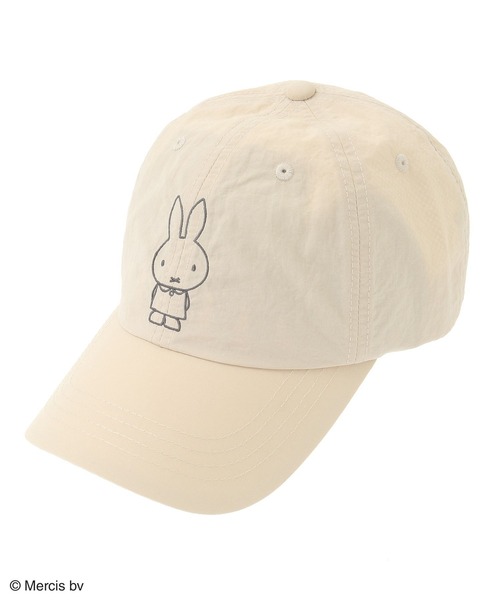 Miffy( ミッフィー)の「miffy/ナイロン刺繍キャップ(キャップ・レディース・カーキ/ベージュ・FREE)」の15枚目の写真