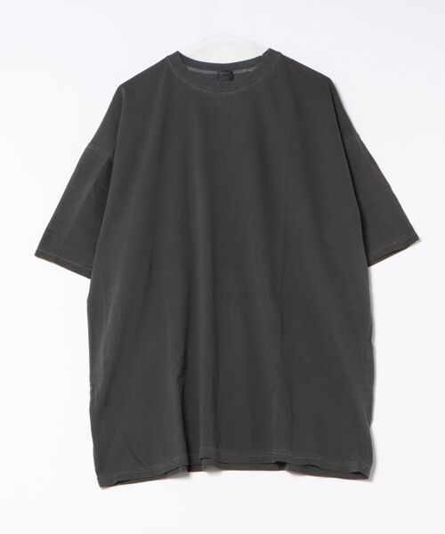 a.p.o.v.(エーピーオービー)の「a.p.o.v. ピグメントコットンオーバーサイズTシャツ(Tシャツ/カットソー・メンズ・チャコール/イエロー/グレー/ブルー/ピンク・ONESIZE)」の8枚目の写真