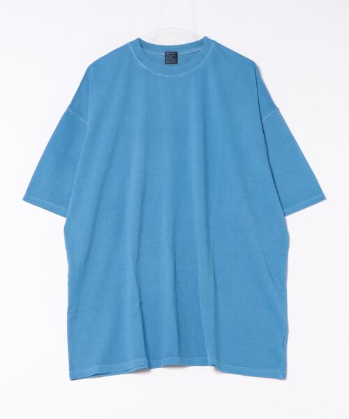 a.p.o.v.(エーピーオービー)の「a.p.o.v. ピグメントコットンオーバーサイズTシャツ(Tシャツ/カットソー・メンズ・チャコール/イエロー/グレー/ブルー/ピンク・ONESIZE)」の9枚目の写真