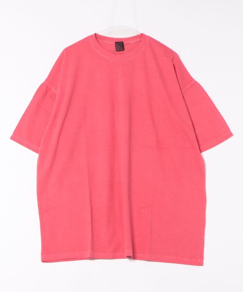 a.p.o.v.(エーピーオービー)の「a.p.o.v. ピグメントコットンオーバーサイズTシャツ(Tシャツ/カットソー・メンズ・チャコール/イエロー/グレー/ブルー/ピンク・ONESIZE)」の16枚目の写真