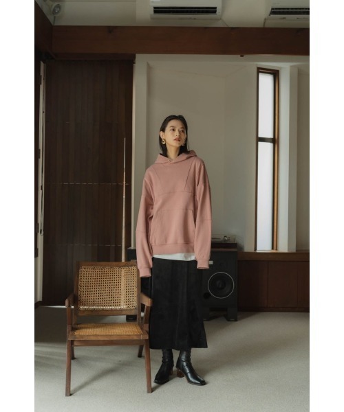 経堂) クヌースマーフ Knuth Marf プルオーバー フーディ switching hoodie サイズT パーカー KM22WS03 タグ付 switching hoodie(unisex)（パーカー）｜Knuth Marf