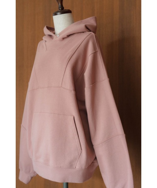 Knuth Marf(クヌースマーフ)の「switching hoodie(unisex)(パーカー・レディース・ピンク/アイボリー・FREE)」の17枚目の写真