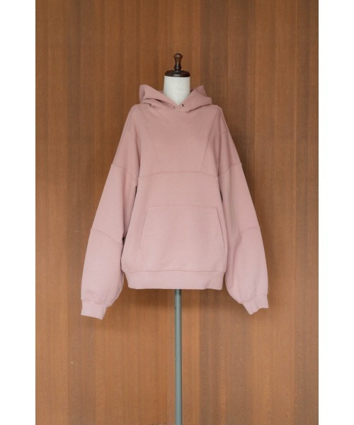 Knuth Marf(クヌースマーフ)の「switching hoodie(unisex)(パーカー・レディース・ピンク/アイボリー・FREE)」の14枚目の写真
