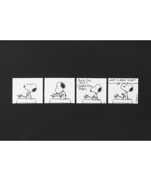 MOLESKINE（モレスキン）の「ピーナッツ X モレスキン 15インチPC収納 メトロ スリムバックパック（バックパック/リュック・レディース・ブラック・FREE）」の4枚目の写真