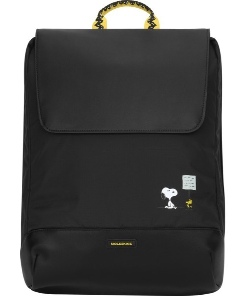 MOLESKINE（モレスキン）の「ピーナッツ X モレスキン 15インチPC収納 メトロ スリムバックパック（バックパック/リュック・レディース・ブラック・FREE）」の2枚目の写真
