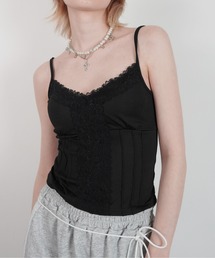 IMARI（イマリ）の「【 IMARI / イマリ 】 レース 切り替え キャミソール（キャミソール）」