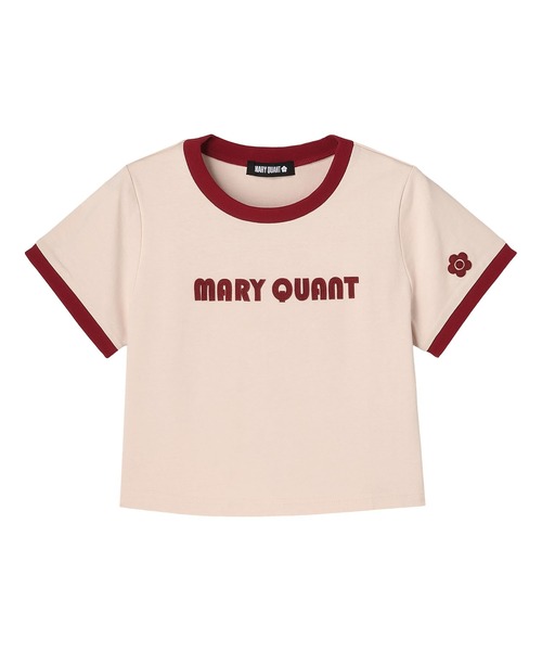 国内配送★MARY QUANT★レトロロゴアップリケミニ Tシャツ MARY QUANT ONLINE SHOP｜マリークヮントオンラインショップ