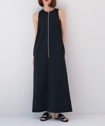 AKTE | フロントジップコットンワンピース(ワンピース)