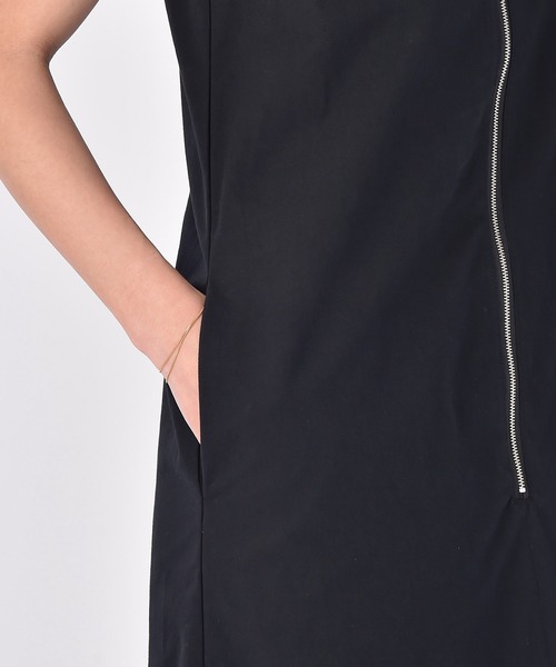AKTE（アクテ）の「フロントジップコットンワンピース（ワンピース・レディース・ホワイト/ブラック・FREE/TALL）」の16枚目の写真