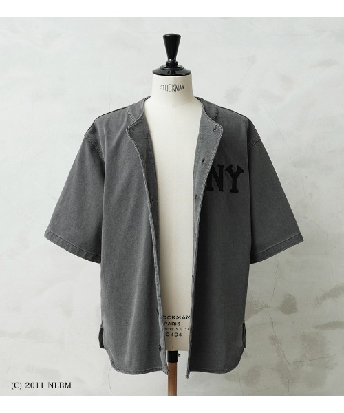 WAIPER.inc（ワイパーインク）の「SCREEN STARS×WAIPER ”Negro League” HEAVYWEIGHT BASEBALL SHIRT（シャツ/ブラウス・メンズ・ブラック/オフホワイト/ネイビー・M/L/XL）」の7枚目の写真