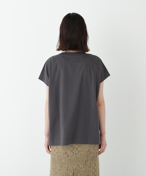 human woman（ヒューマンウーマン）の「◆サークルロゴＴシャツ（Tシャツ/カットソー・レディース・レッド/ホワイト系その他/グレー系その他・MEDIUM）」の7枚目の写真