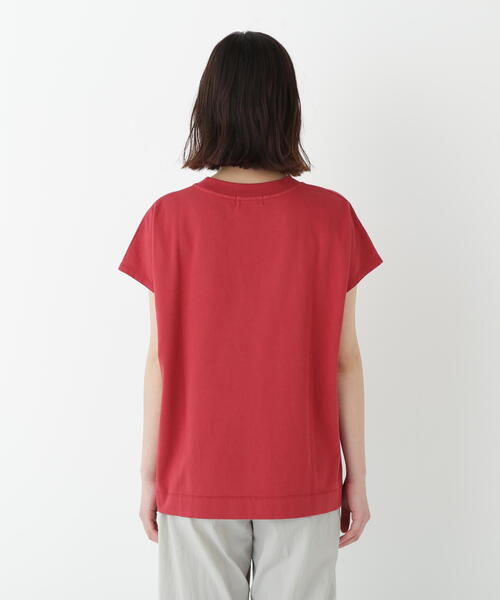 human woman（ヒューマンウーマン）の「◆サークルロゴＴシャツ（Tシャツ/カットソー・レディース・レッド/ホワイト系その他/グレー系その他・MEDIUM）」の21枚目の写真