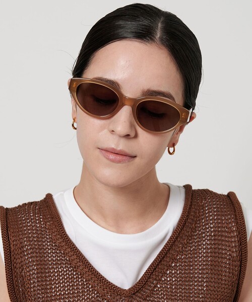 【美品】ADSR サングラス　ベージュ A.D.S.R.（エーディーエスアール）の「A.D.S.R. EDWIN