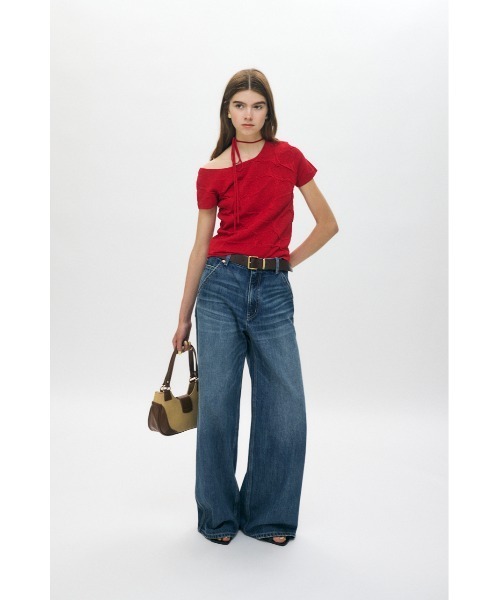 セール】PAINTER WIDE STRAIGHT（デニムパンツ）｜MOUSSY（マウジー