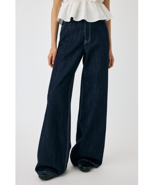 MOUSSY❤️ペインター ジョッパーズ PT マウジー デニム パンツ MOUSSY（マウジー）の「PAINTER WIDE STRAIGHT（デニムパンツ