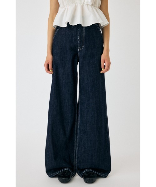 MOUSSY マウジー デニムパンツ 27 L相当 青 無地 I-367 moussy - マウジー デニム パンツ 28インチの通販 by lakishop