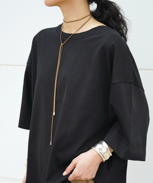 Garden of Eden（ガーデンオブエデン）の「【GARDEN OF EDEN/ガーデン オブ エデン】Tear drop bolo tip necklace（ネックレス・レディース・ブラウン/ベージュ・FREE）」の2枚目の写真