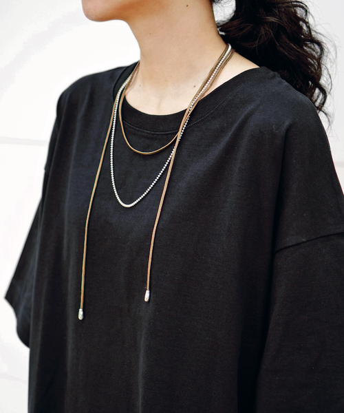 GARDEN OF EDEN/ガーデン オブ エデン】Tear drop bolo tip necklace