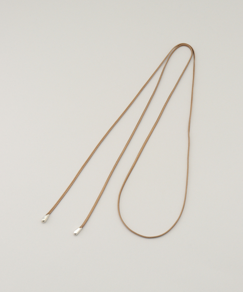 Garden of Eden（ガーデンオブエデン）の「【GARDEN OF EDEN/ガーデン オブ エデン】Tear drop bolo tip necklace（ネックレス・レディース・ブラウン/ベージュ・FREE）」の7枚目の写真