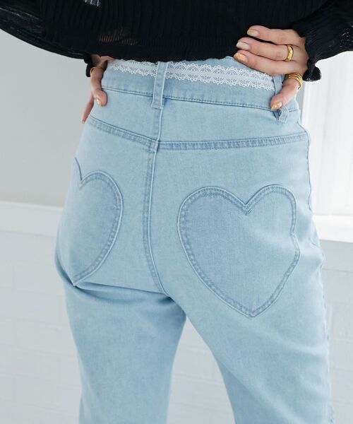 MAJESTIC LEGON(マジェスティックレゴン)の「ヒップハートフレアパンツ(その他パンツ・レディース・サックスブルー/ブルー・SMALL/MEDIUM)」の12枚目の写真