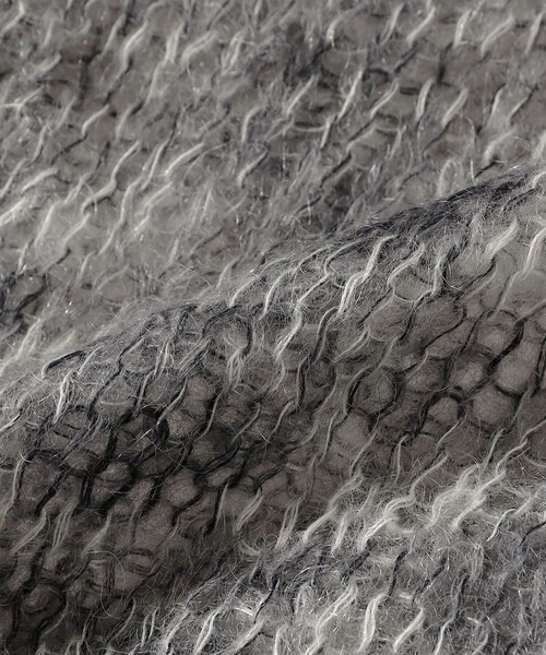 BEAMS BOY（ビームスボーイ）の「【2/5再値下げ】カスリ モヘア ベースボール（ニット/セーター・レディース・ライトイエロー/ブラック/パープル・ONE SIZE）」の18枚目の写真