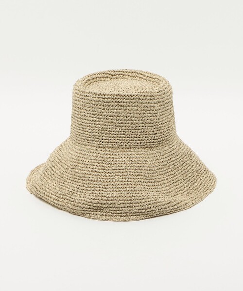 green label relaxing(グリーンレーベルリラクシング)の「中折れ ワシ ツバ広 ハット(ハット・レディース・ダークブラウン/ナチュラル・FREE)」の8枚目の写真