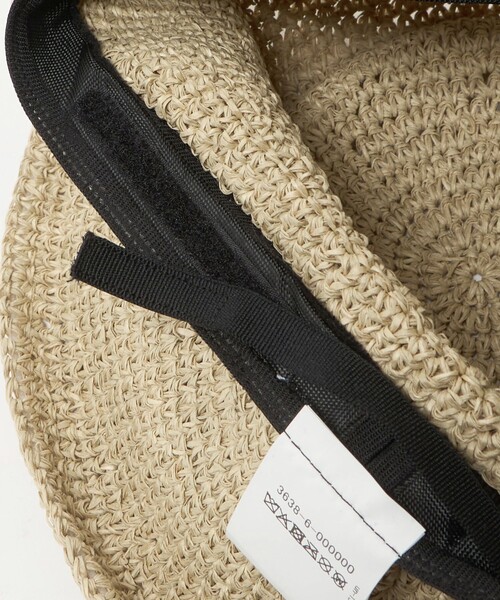 green label relaxing(グリーンレーベルリラクシング)の「中折れ ワシ ツバ広 ハット(ハット・レディース・ダークブラウン/ナチュラル・FREE)」の12枚目の写真