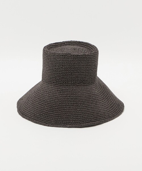 green label relaxing(グリーンレーベルリラクシング)の「中折れ ワシ ツバ広 ハット(ハット・レディース・ダークブラウン/ナチュラル・FREE)」の15枚目の写真