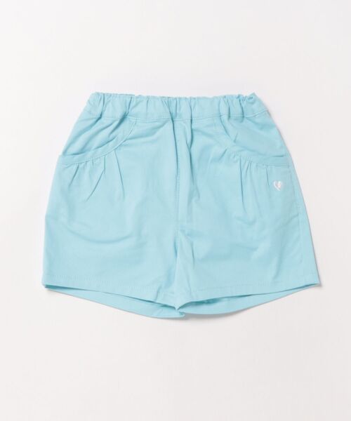 HAKKA BABY（ハッカベビー）の「[ベビー]ストレッチツイルショート丈パンツ（その他パンツ・キッズ・オフホワイト/サックスブルー/ピンク/イエロー/パープル・L）」の2枚目の写真