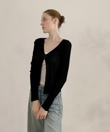 DECADE CLASSIC（ディケイド クラシック）の「DECADE CLASSIC Vネックシアーカーディガン (SS)（カーディガン/ボレロ）」