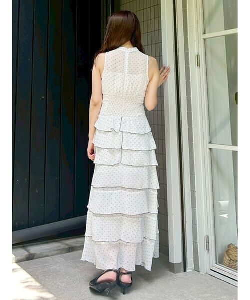 MERCURYDUO（マーキュリーデュオ）の「シフォンティアードワンピース（ワンピース・レディース・その他1/ブラック・SMALL/MEDIUM）」の20枚目の写真