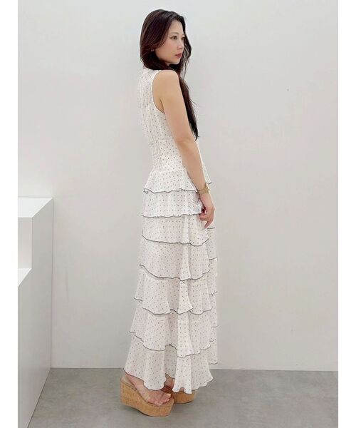 MERCURYDUO(マーキュリーデュオ)の「シフォンティアードワンピース(ワンピース・レディース・その他1/ブラック・SMALL/MEDIUM)」の9枚目の写真