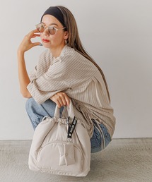 BAYFLOW | ポーチチャーム付きマルチWAYパフトートバッグ(トートバッグ)