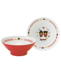 sanrio（サンリオ）の「(SK)【Disney & sanrio & モンチッチ & クレヨンしんちゃん & おぱんちゅうさぎ】おうちで楽しむ町中華 メラミン製 ラーメン鉢[1200ml]（食器）」