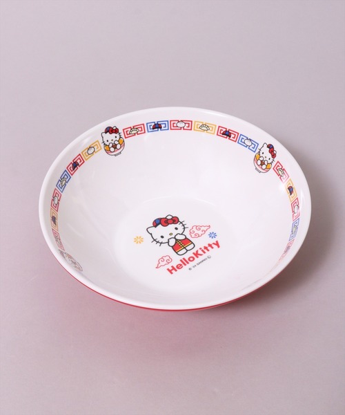 sanrio（サンリオ）の「(SK)【Disney & sanrio】おうちで楽しむ町中華 メラミン製 ラーメン鉢[1200ml]（食器・レディース・オフホワイト/ホワイト・ONE SIZE）」の4枚目の写真