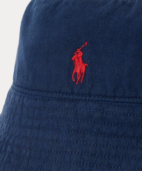 リネン バケット ハット（ハット）｜POLO RALPH LAUREN（ポロ ラルフ