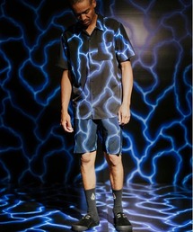 VOLCOM（ボルコム）の「【VOLCOM/ボルコム】Featured Artist Travis Spinks Ascender Elastic Waist Shorts/ウエストゴム総柄UVケアサーフトランクス・ボードショーツ・バギーショーツ(水着)（その他パンツ・レディース）」