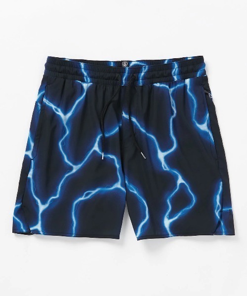 VOLCOM(ボルコム)の「【VOLCOM/ボルコム】Featured Artist Travis Spinks Ascender Elastic Waist Shorts/ウエストゴム総柄UVケアサーフトランクス・ボードショーツ・バギーショーツ(水着)(その他パンツ・メンズ・ブラック・MEDIUM/LARGE/X-LARGE)」の2枚目の写真