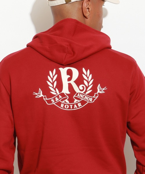 ROTAR(ローター)の「Laurel Swallow PO PARKA(パーカー・メンズ・バーガンディー/ブラック/アッシュグレー・X-LARGE/LARGE/MEDIUM/SMALL)」の4枚目の写真